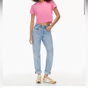 Denim Forum The Boyfriend High Rise Loose jeans, size 27